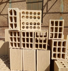 آجر سه سوراخ . ده سوراخ . بلوک . سفال